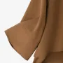 ZANZEA Elegant Style Women's Blouse Round Neck Half Sleeve Double Layer Casual Shirt Fashion Pullover Top