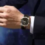 POEDAGAR Luxury Business Men Watches Waterproof Luminous Leather Quartz Watch Fashion Date Week Men's Wristwatch