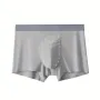 5pcs Men's Antibacterial Underwear, Casual Boxer Briefs Multipack, Ice silk Breathable Comfort Fit Underpants, Elastic Waistband Boxer Trunks Sports Undershorts