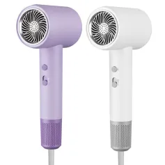 2000W パワフルヘアドライヤー 5段階温度調整 デュアルスイッチ 回転ノズル付き 220~240V サロンヘアドライヤー 家庭用
