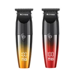 MARSKE MS-5066 Professional Hair Clipper 7200RPM Motor 800mAh Battery Cordless USB Recharge R-Shaped Blade Digital Display Adjustable Comb Trimmer
