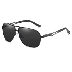 Aluminum Mg Fashion Polarized Sunglasses for Men Pilot Driving Classic UV400 Protection Sun Glasses