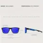 KDEAM Classic Square Frame Polarized Sunglasses UV400 Protection Sport Sun Eyewear for Outdoor Cycling Driving Fishing