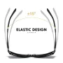 Fashion Black Square TAC Polarized Sunglasses UV400 Protection Sun Eyewear Glasses for Outdoor Cycling Driving Travel Fishing