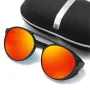 Men's Polarized Sunglasses Fashion Round Driving Sun Glasses for Unisex Classic Male Eyewear Travel Hiking Fishing Sunglasses