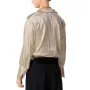 INCERUN Mens Shirts Solid Color Long Sleeve Top Shirts Summer Fashion Stacked Neck Top Shirts Party Male Clothing