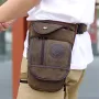 Men's Sports Adjustable Tactical Military Waist Bag Leg Bag Multi-Pocket Lightweight Waterproof Crossbody Bags for Outdoor Hiking Cycling Motorcycle Travel