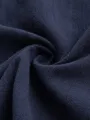 INCERUN Mens Solid Stand Collar Cotton Long Sleeve Henley Shirt