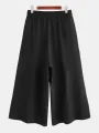 Mens Fashion Drawstring Loose Comfy Solid Color Casual Pants