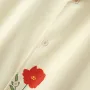 INCERUN Mens Shirts Fashion Floral Print Revere Collar Short Sleeve Shirt Summer Daily Beach Shirts