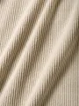 ChArmkpR Mens Pullover Hoodies Two Tone Patchwork Stand Collar Corduroy Pullover Sweatshirts