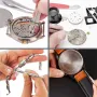 212pcs Watch Repair Tool Kit - Aluminum Alloy Watchmaker Set with Pry Knife, Screwdrivers, Pin Hammer, Band Link Tools for Watch Repairs