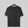 INCERUN Men T Shirts Fashion Slightly Transparent V Neck T-shirts Summer Daily Short Sleeve Top Tee Male Clothing