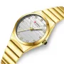CURREN Women's Simple Rhinestones Quartz Watches Fashion Luminous waterproof Stainless steel Ladies Wristwatches