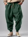 ChArmkpR Mens Loose Drawstring Waist Sweatpants With Pocket Solid Casual Pants