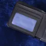 BULLCAPTAIN Men Black Soft Genuine Leather Wallets Business Casual Bifold Card Holder Purse Birthday Gifts for Father Husband