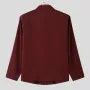 INCERUN Mens Metal Button Detail Solid Color Long-Sleeve Blazer Business Casual Suit for Male