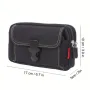 Outdoor 6.5'' Phone Canvas Men Waist Bag Large Capacity Small Portable Coin Key Storage Belt Pack for Travel Camping