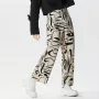 INCERUN Men Print Pants Casual Fashion Straight Legged Trousers for Men Large Size S-5XL
