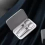 Xiaomi Mijia Portable Compact 5-Piece Mini Nail Clipper Set Stainless Steel Flat Nail Clipper Nail File Ear Pick Remove Dead Skin Ear Cleaning