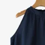 ZANZEA Elegant Style Womens Tank Vest Summer Sleeveless O-Neck Plain Casual Loose Camisoles Top