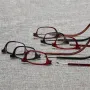 2pcs Magnetic Neck Mounted Lightweight Reading Glasses Adjustable Temples Anti-Fall Anti-drop Presbyopic Eyeglasses