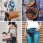 Portable Soft Zipper Glasses Bag with Buckle Lightweight Double Pockets Case can Store Mobile Phones, Headphones, Bank Cards Mini Storage Bag