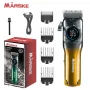 MARSKE Professional Hair Clipper Stainless Steel Blade Sharp Cutting High Power Low Noise LED Digital Display Rechargeable Adjustable