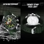 NAVIFORCE Fashion Men Watch Waterproof Luminous Sport Quartz Watch Chronograph Date Wristwatch