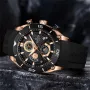 NAVIFORCE Fashion Men Watch Waterproof Luminous Sport Quartz Watch Chronograph Date Wristwatch