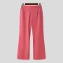 INCERUN Men Layered Pockets Design Casual Pants Fashion Wide Leg Trouser Male Bottom Streetwear Plus Size