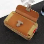 Outdoor 6.5'' Phone Canvas Men Waist Bag Large Capacity Small Portable Coin Key Storage Belt Pack for Travel Camping