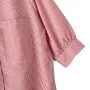 ZANZEA Women's Striped Shirt Summer 3/4 Sleeve Lantern Sleeve Front Pockets Casual Blouse Top