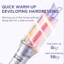 28mm Professional Automatic Ceramic Curling Iron 3 Temperature Settings 5-Second Preheat Anti-Scald Design Automatic Rotating Curling Iron EU Plug