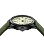 BIDEN Simple Calendar Sports Waterproof Quartz Watch Comfortable Nylon Strap Luminous Pointer Men Watch with Alloy Case