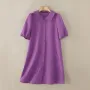 ZANZEA Elegant Style Women Shirt Dress Holiday Casual Raglan Sleeve Sundress Turn-Down Collar Solid Mini Vestidos Dress