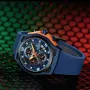 NAVIFORCE Men's Luxury Quartz Watch Waterproof Silicone Strap High Quality Sport Wristwatch for Active Lifestyle