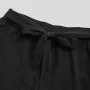 Mens Fashion Drawstring Loose Comfy Solid Color Casual Pants