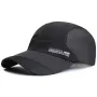 Men Lightweight Quick Dry Breathable Baseball Cap Cool Mesh Outdoor Sports Sun Protection Duckbill Cap for Summer Running Fishing Riding Travel