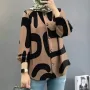 ZANZEA Ethnic Style Women Blouse Lantern Sleeve Geometric Pattern Shirt Fashion O-Neck Button Up Top