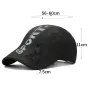 Men's Breathable Mesh Forward Hat Summer Sport Sunshade Quick Drying Lightweight Adjustable Peaked Cap