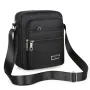 Men's Portable Business Casual Crossbody Bag Multi-compartment Lightweight Waterproof Nylon Shoulder Bag for Travel Daily Use