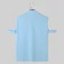 INCERUN Mens Solid Knit Textured Notched Neck T-Shirt Comfortable Stand Collar Short Sleeve Top for Male
