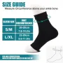 1 Pair Neuropathy Compression Socks for Pain Relief Plantar Fasciitis Ankle Brace for Women and Men,Full Open Toe Compression Sockliner Outdoor Sports Fitness Sweat Absorbent Breathable