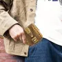 Ekphero Mens Wallet Genuine Leather Crocodile Pattern Short Coin Purse Luxurious High-Quality Multi Slot Thick Anti-Theft Card Bag