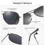 Photochromic Polarized Sunglasses UV400 Protection Anti-Glare Sun Glasses for Outdoor Driving Fishing with Case
