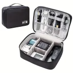 Electronic Storage Bag Data Cable Travel Charging Treasure Headphone Organizer Cosmetics Compartment Storage Digital Handbags