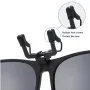 Polarized Clip-On HD Sunglasses Men Women UV400 Protection Car Driver Myopia Clip-On Sun Glasses for Outdoor Travel Fishing