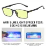 Universal +200 Night Vision/Transparent Reading Glasses for Men Women HD Anti-Blue Light Presbyopia Eyeglasses