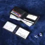 BULLCAPTAIN Men Black Soft Genuine Leather Wallets Business Casual Bifold Card Holder Purse Birthday Gifts for Father Husband
